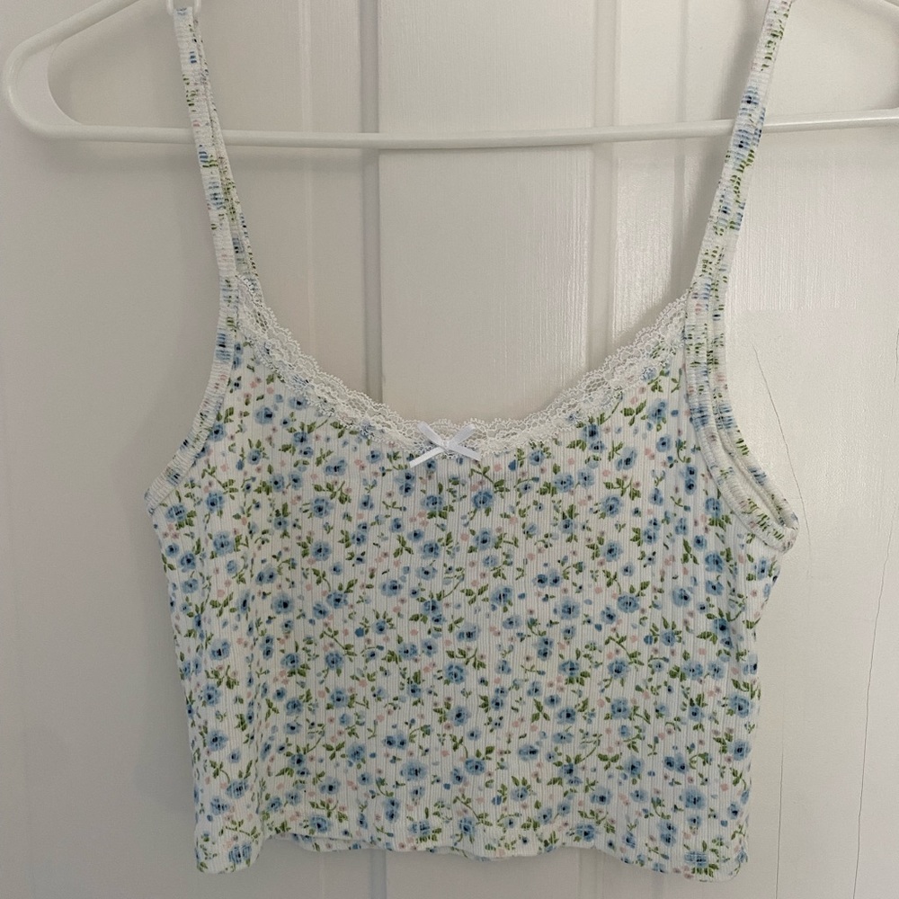 Brandy Melville Floral Tank